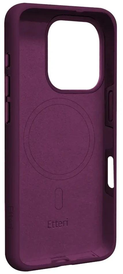 Dėklas Telforceone Etteri Silicone Mag case for iPhone 16 Pro 6,3" dark cherry