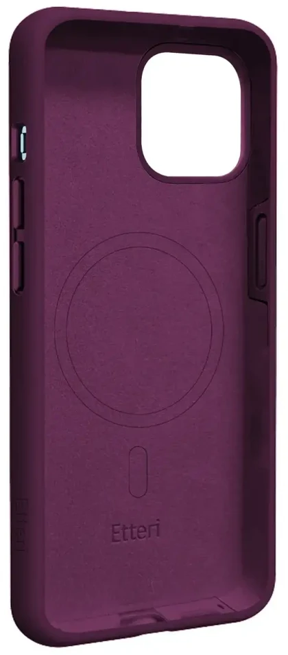 Dėklas Telforceone Etteri Silicone Mag case for iPhone 15 Pro 6,1" dark cherry