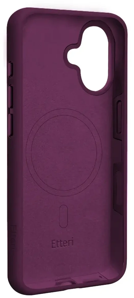 Dėklas Telforceone Etteri Silicone Mag case for iPhone 16 6,1" dark cherry