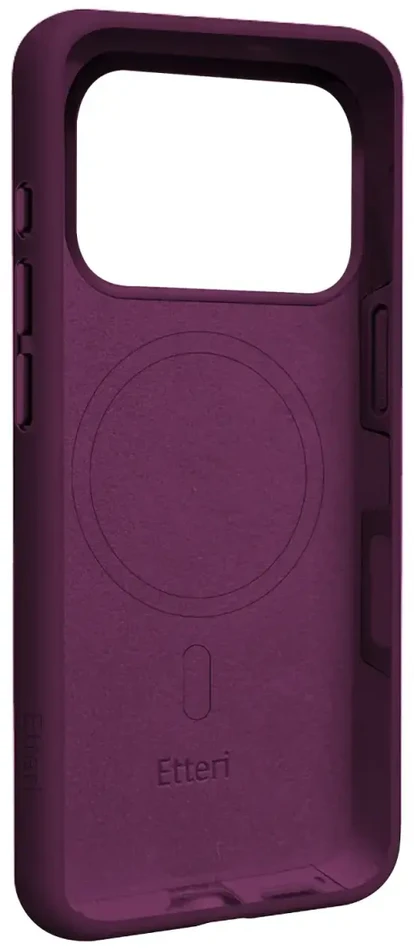 Dėklas Telforceone Etteri Silicone Mag case for iPhone 17 Pro / 18 Pro 6,3'' dark cherry