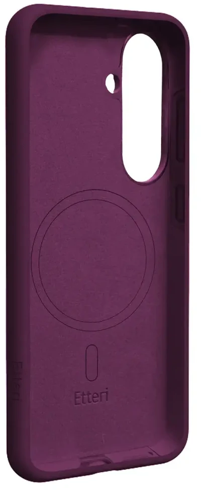 Dėklas Telforceone Etteri Silicone Mag case for Samsung Galaxy A57 5G dark cherry
