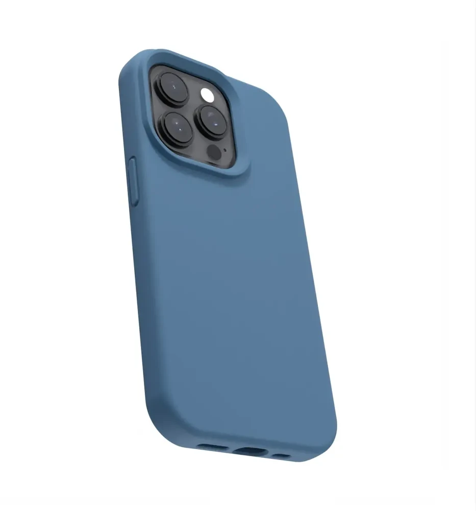 Dėklas Telforceone Etteri Silicone Apple iPhone 13 6,1" mėlynos spalvos