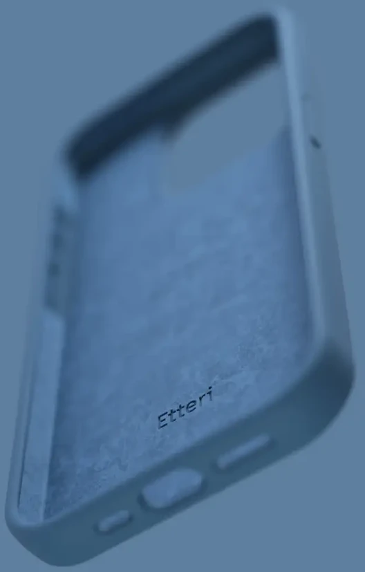 Dėklas Telforceone Etteri Silicone Apple iPhone 13 6,1" mėlynos spalvos