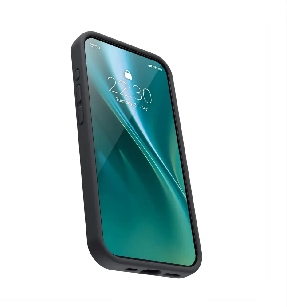 Dėklas Telforceone Etteri Silicone Apple iPhone 15 Pro 6,1" juodos spalvos