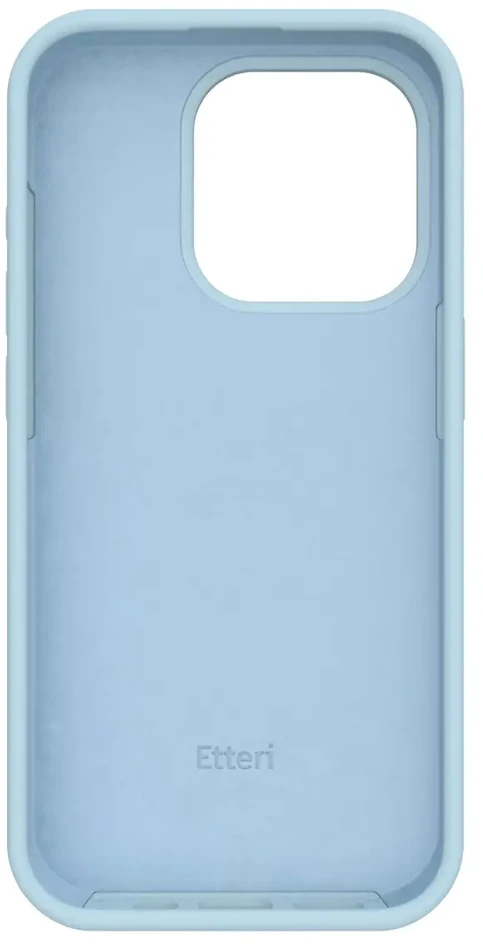Dėklas Telforceone Etteri Silicone Apple iPhone 15 6,1" žydros spalvos