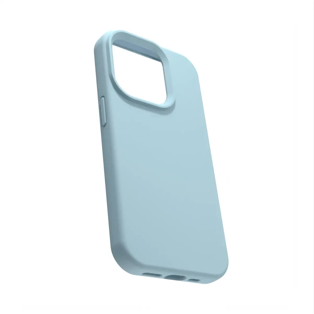 Dėklas Telforceone Etteri Silicone Apple iPhone 15 6,1" žydros spalvos