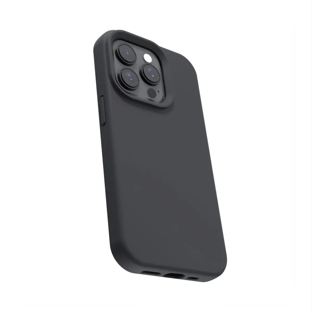 Dėklas Telforceone Etteri Silicone Apple iPhone 15 Pro 6,1" juodos spalvos