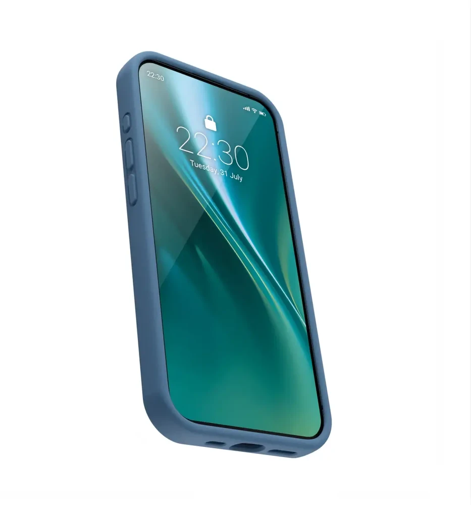 Dėklas Telforceone Etteri Silicone Apple iPhone 13 6,1" mėlynos spalvos