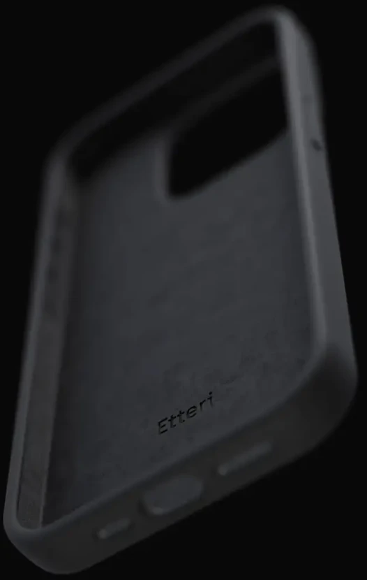 Dėklas Telforceone Etteri Silicone Apple iPhone 14 6,1" juodos spalvos