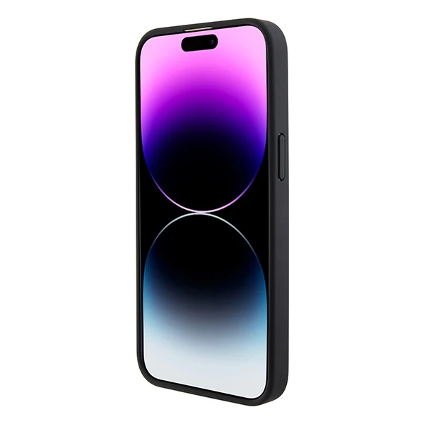 Ferrari Perforated Waves Metal Logo - dėklas skirtas Apple iPhone 15 Pro Raudona
