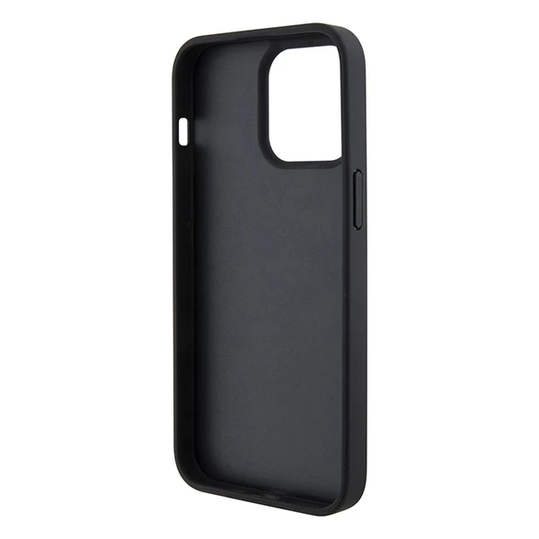 Ferrari Perforated Waves Metal Logo - dėklas skirtas Apple iPhone 15 Pro Raudona