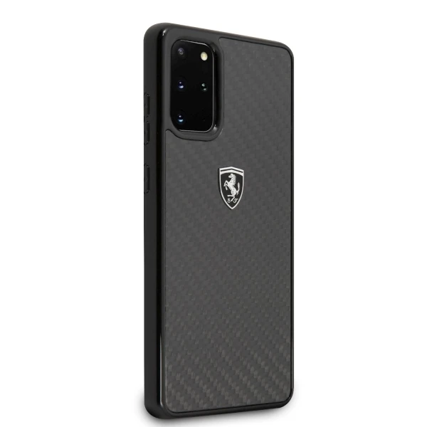 Dėklas Ferrari Hardcase FEHCAHCS67BK S20+ G985 juoda/juoda anglies paveldas