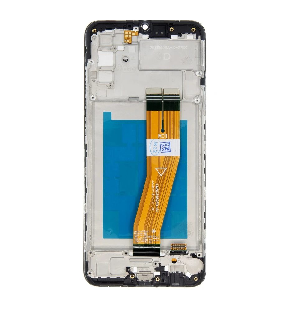 Dėklas For_Samsung LCD ekranas + jutiklinis blokas + priekinis dangtelis, skirtas Samsung A025F Galaxy A02s Juodas
