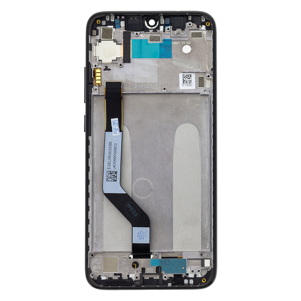 Dėklas For_Xiaomi LCD ekranas + jutiklinis blokas + priekinis dangtelis, skirtas Xiaomi Redmi Note 7 Juodas
