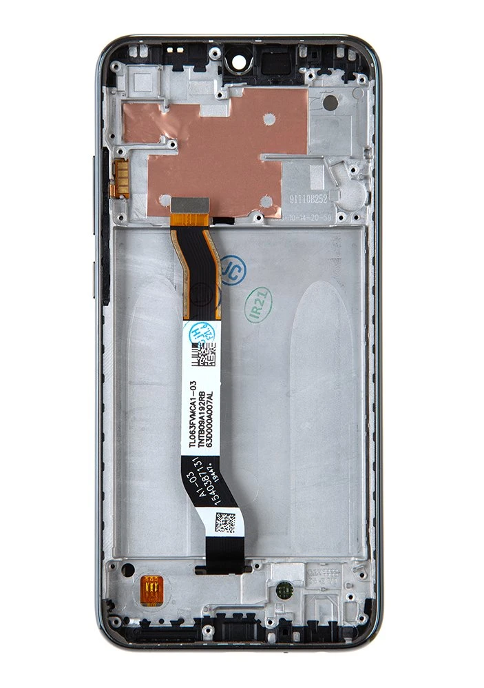 Dėklas For_Xiaomi LCD Ekranas + Touch Unit + priekinis dangtelis, skirtas Xiaomi Redmi Note 8T Juodas (be logotipo)
