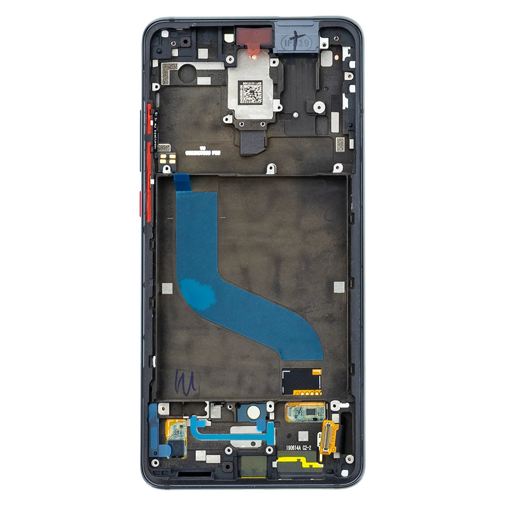 Dėklas For_Xiaomi LCD ekranas + jutiklinis blokas + priekinis dangtelis, skirtas Xiaomi Mi9T / Mi9T Pro Juodas