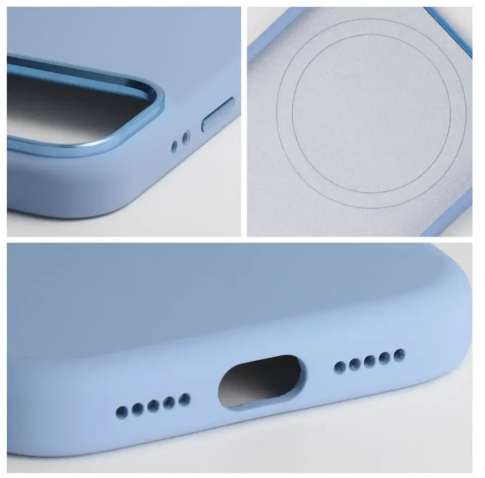 Dėklas Case for iPhone 18 Pro Max / 17 Pro Max Forcell F-Protect Frame Premium compatible with Magsafe light mėlynas