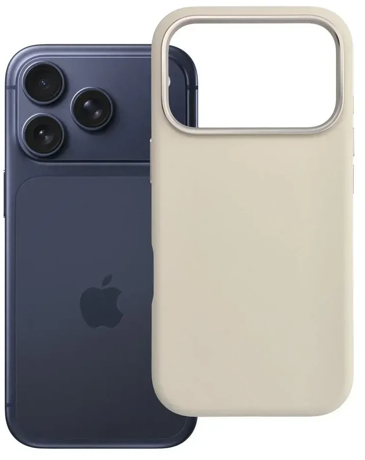 Dėklas Case for iPhone 18 Pro / 17 Pro Forcell F-Protect Frame Premium compatible with Magsafe antique baltas