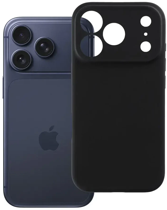 Dėklas Case for iPhone 18 Pro / 17 Pro Forcell F-Protect Rubber Premium compatible with MagSafe juodas