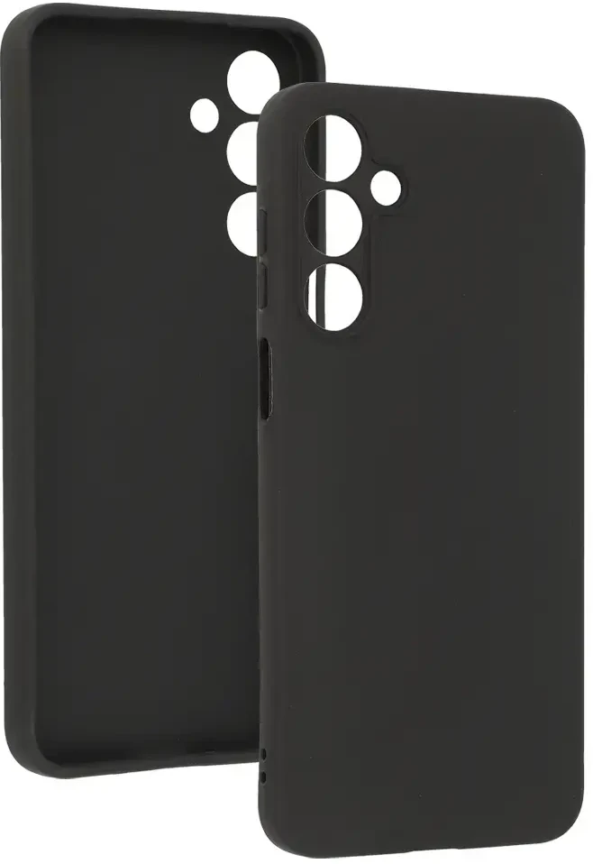 Topt Galinis dėklas Matinis, skirtas SAMSUNG GALAXY A16 4G/5G, juodos spalvos