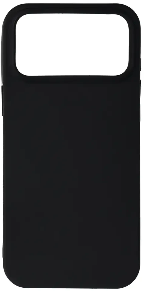 Topt Nugarėlės dėklas Matinis, skirtas iPhone 17 PRO MAX, juodos spalvos