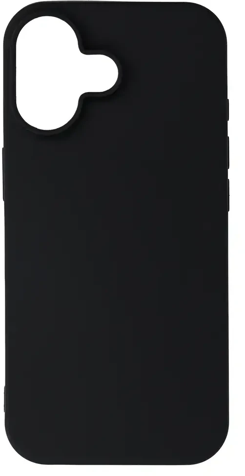 Topt Nugarėlės dėklas Matinis, skirtas iPhone 17, juodos spalvos