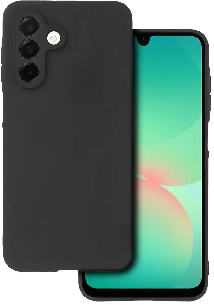 Topt Galinis dėklas Matinis, skirtas SAMSUNG GALAXY A26 5G, juodos spalvos