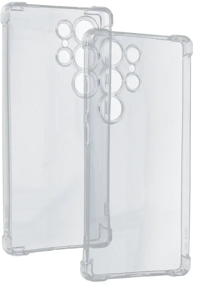 Topt Clin Anti Shock 1,5 mm dėklas, skirtas Samsung Galaxy S25 Ultra, skaidrus