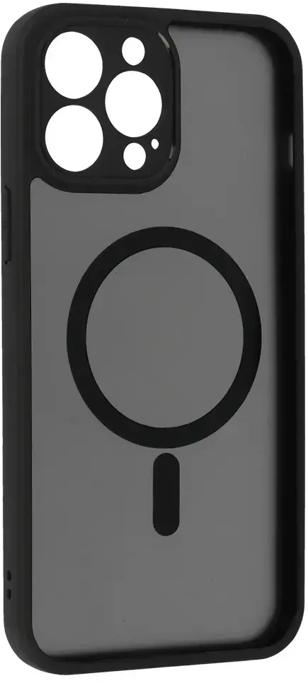 Topt Full Matte Mag dėklas, skirtas iPhone 13 Pro Max, juodos spalvos