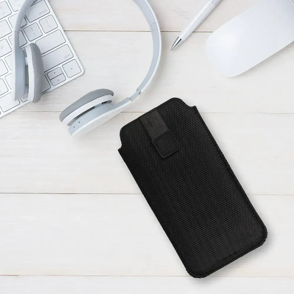 Topt HIT dėklas telefonui (Dydis XXL) Samsung S23 Ultra/S22 Ultra/M33/M23/A14 5G/Xiaomi Redmi 12C design 2 juodos spalvos