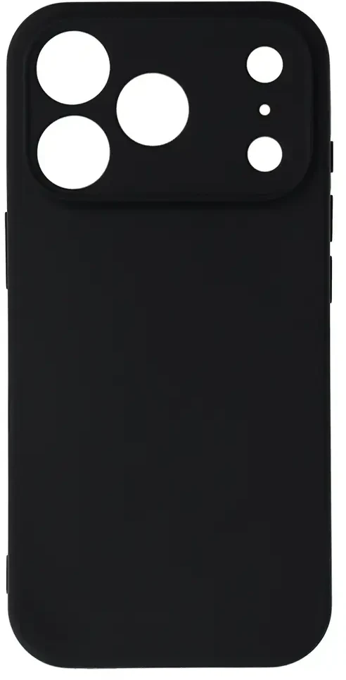 Topt Galinis dėklas Matinis, skirtas iPhone 17 PRO, juodos spalvos