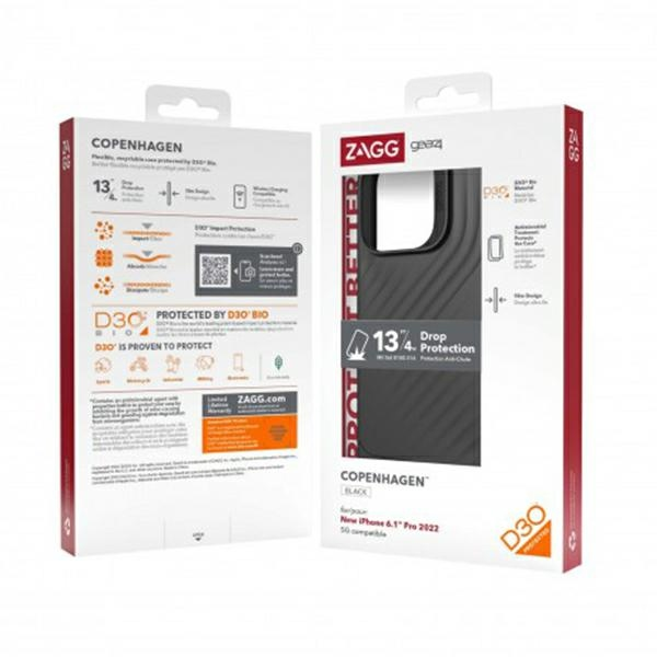 Dėklas Gear4 Copenhagen iPhone 14 Pro 6,1"juoda/juodas 51541