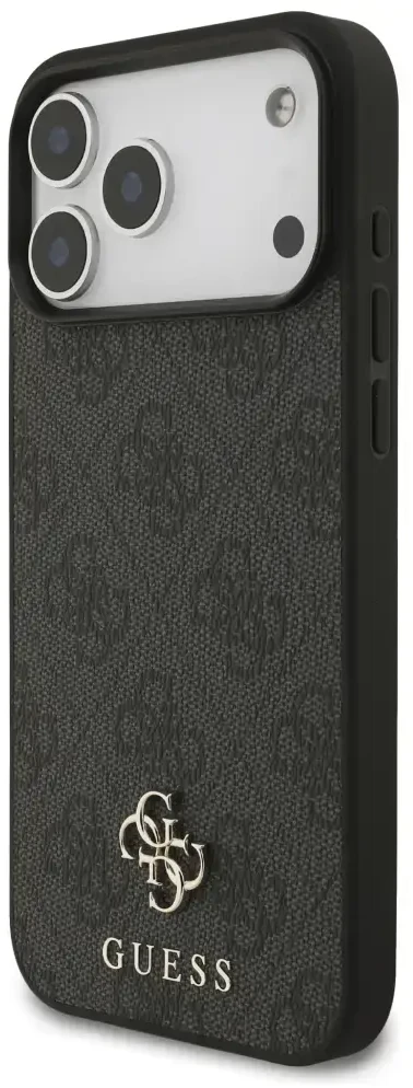 Dėklas Guess 4G Small Classic Logo MagSafe Case for iPhone 17 Pro Max / 18 Pro Max - Juodas