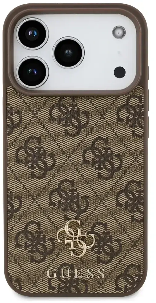 Dėklas Guess 4G Small Classic Logo MagSafe Case for iPhone 17 Pro / 18 Pro - Brown