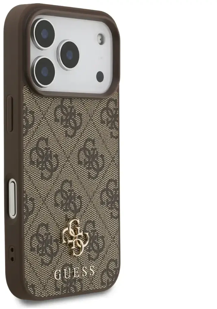 Dėklas Guess 4G Small Classic Logo MagSafe Case for iPhone 17 Pro / 18 Pro - Brown