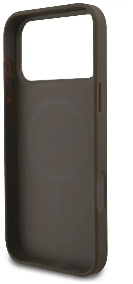 Dėklas Guess 4G Small Classic Logo MagSafe Case for iPhone 17 Pro Max / 18 Pro Max - Brown