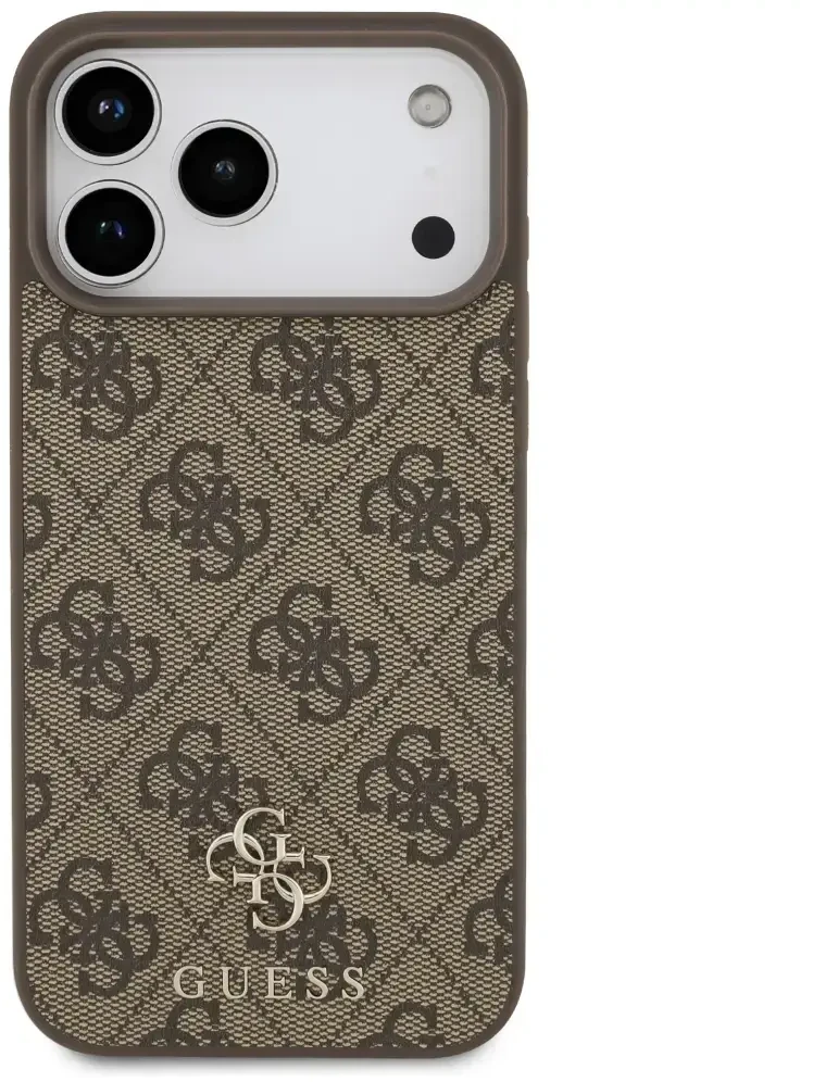 Dėklas Guess 4G Small Classic Logo MagSafe Case for iPhone 17 Pro Max / 18 Pro Max - Brown
