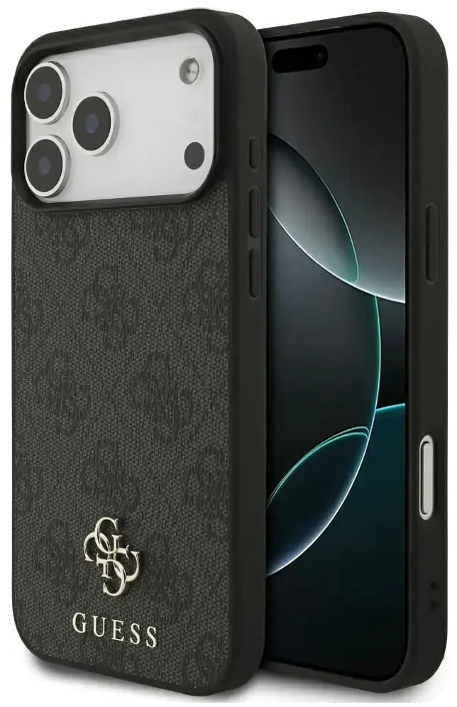 Dėklas Guess 4G Small Classic Logo MagSafe Case for iPhone 17 Pro Max / 18 Pro Max - Juodas