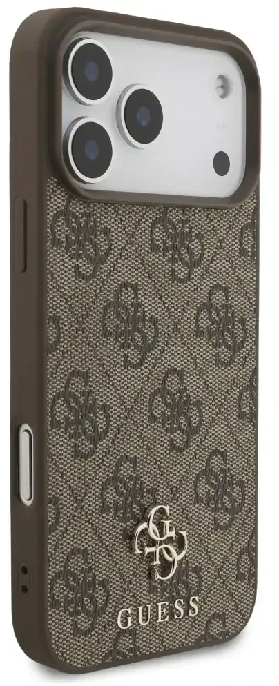 Dėklas Guess 4G Small Classic Logo MagSafe Case for iPhone 17 Pro Max / 18 Pro Max - Brown