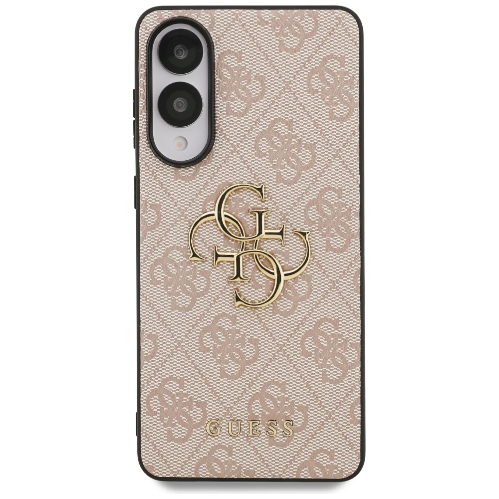 Dėklas Guess Big 4G Logo Classic Logo skirta Samsung Galaxy S25 Edge rožinės spalvos