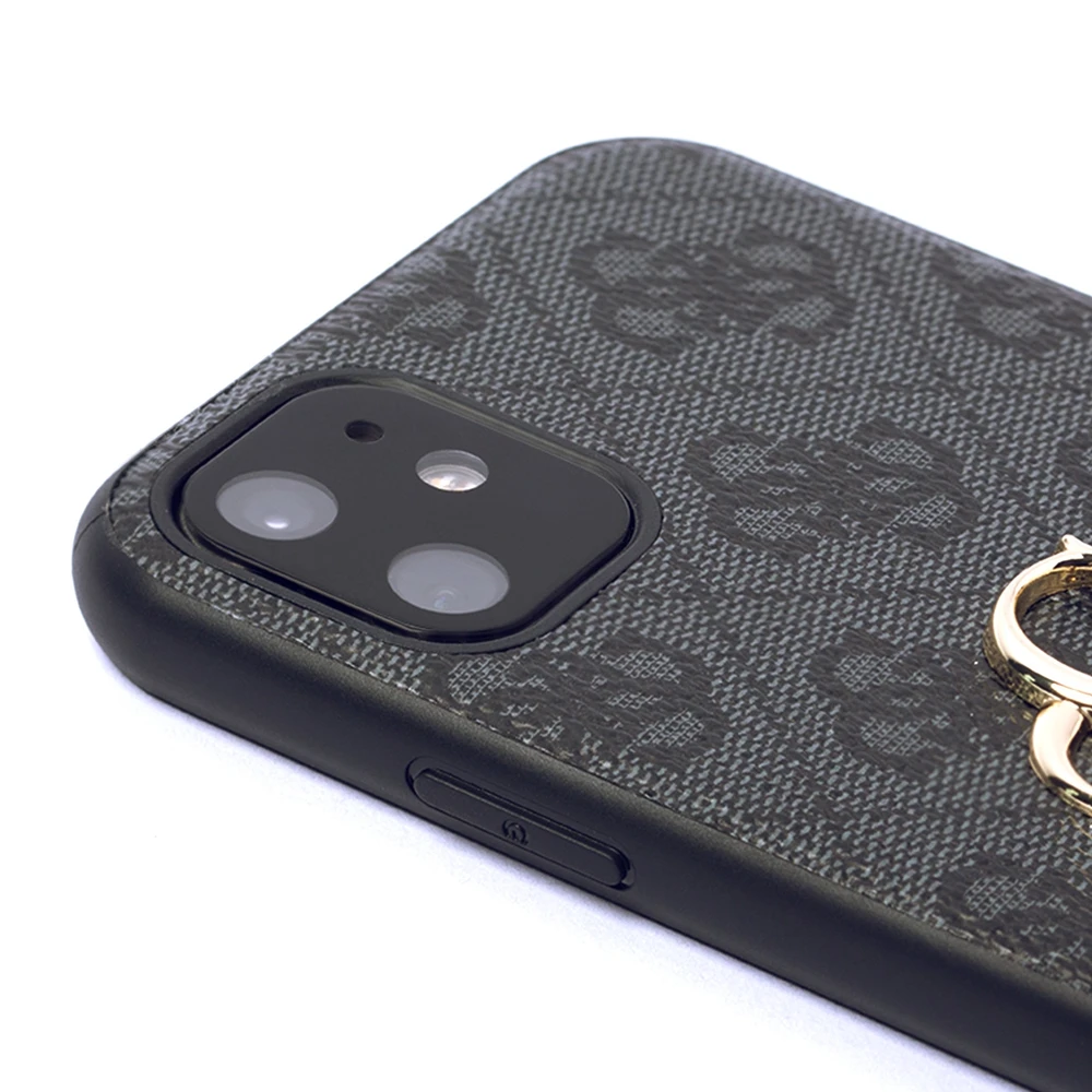 Dėklas Apple iPhone 11 Guess Big Metal Logo GUHCN614GMGGR juodos spalvos