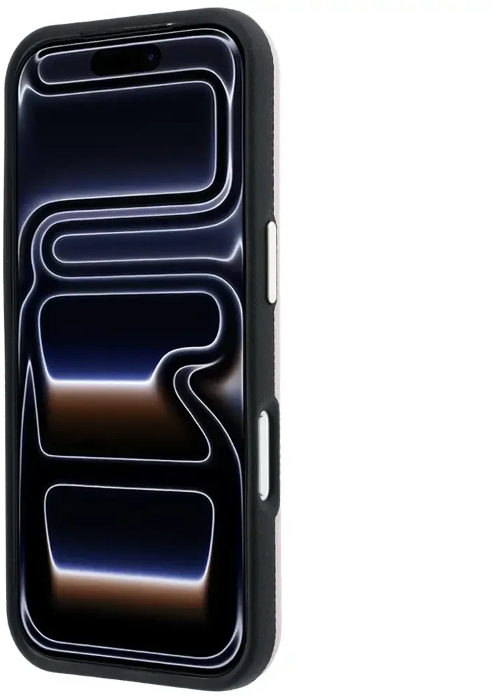 Dėklas Guess Grained & Big Resin Logo do iPhone 18 Pro Max / 17 Pro Max rožinė