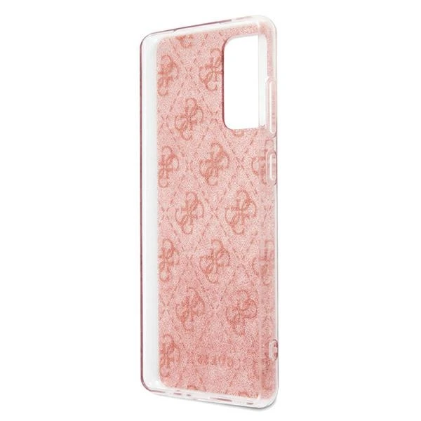 Dėklas Guess GUHCA72PCU4GLPI A72 A725 pink/pink hard case 4G Glitter