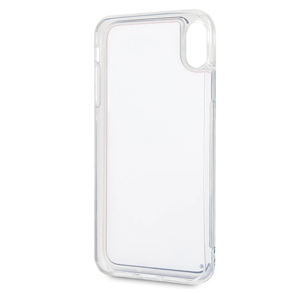 Dėklas GUESS HARD CASE CALIFORNIA šviečia tamsoje GUHCI65GLCRE IPHONE XS MAX Raudonas