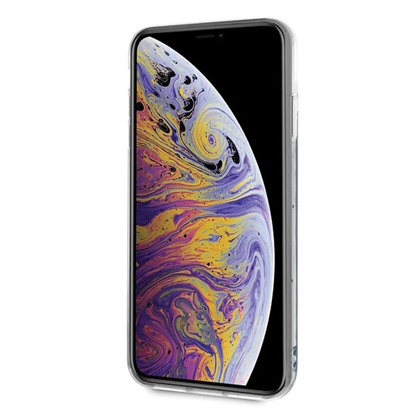 Dėklas GUESS HARD CASE CALIFORNIA šviečia tamsoje GUHCI65GLCRE IPHONE XS MAX Raudonas