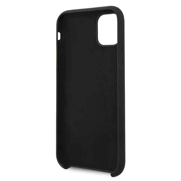 Dėklas GUESS HARD CASE VINTAGE GOLD LOGO GUHCN58LSLMGBK IPHONE 11 PRO Juodas