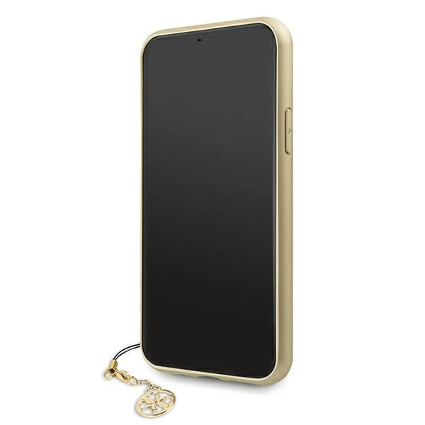 Apple iPhone 11 Guess Dėklas 4G Charms Collection (GUHCN61GF4GBR) rudos spalvos