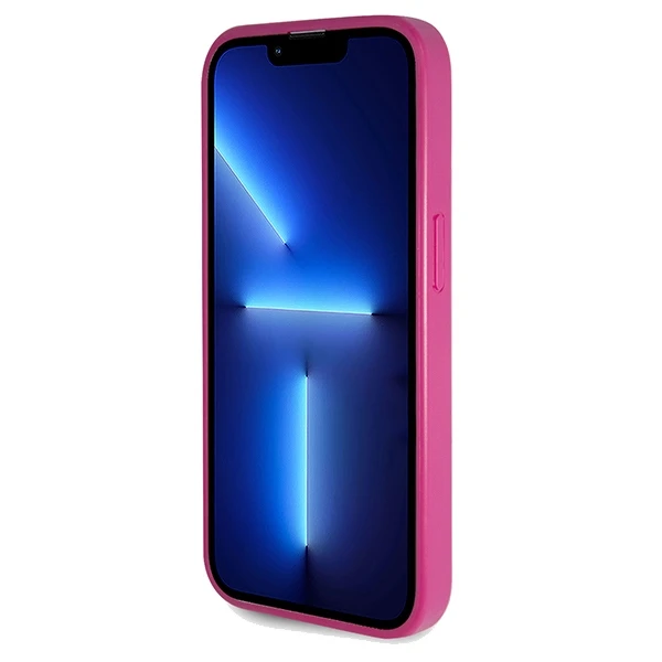 Dėklas GUESS GUHCP15LHG4SGU IPHONE 15 PRO 6.1 "PURPLE/PURPLE HARDCASE GLITTER SCRIPT BIG 4G