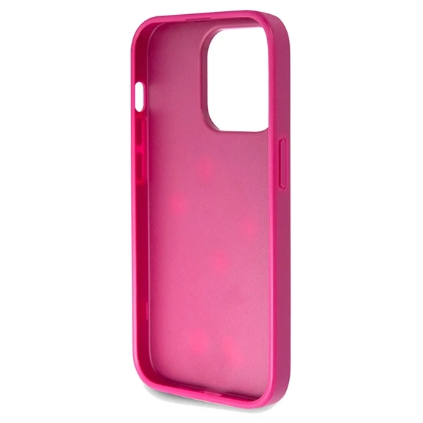 Dėklas GUESS GUHCP15LHG4SGU IPHONE 15 PRO 6.1 "PURPLE/PURPLE HARDCASE GLITTER SCRIPT BIG 4G