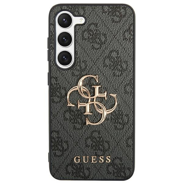 Samsung Galaxy S24 Plus Guess dėklas 4G Big Metal Logo (GUHCS24M4GMGGR) juodos spalvos
